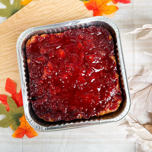 Budín de Croissant de Guayaba